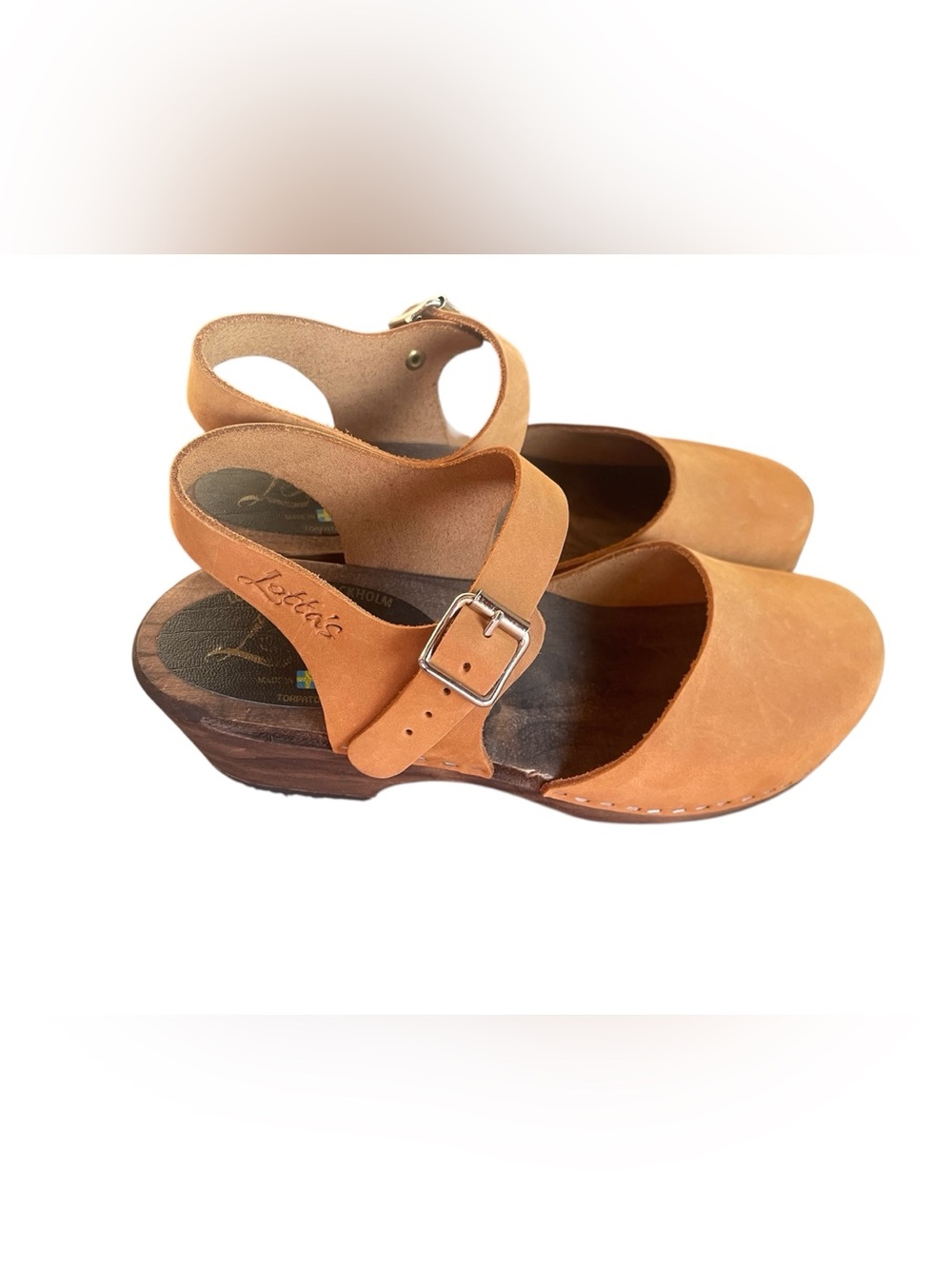 Lotta Clogs tan suede size 39 - Picture 3 of 6